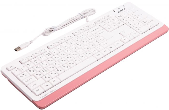 Клавіатура A4Tech FK10 Ukr Pink USB