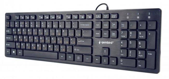 Клавіатура Gembird KB-MCH-03-UA Ukr Black USB