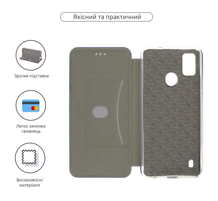 Чохол-книжка Armorstandart G-Case для ZTE Blade A51 Dark Blue (ARM59898)