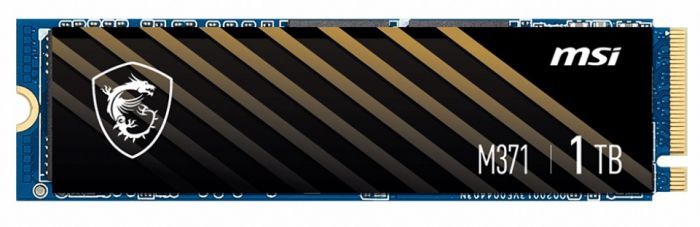 Накопичувач SSD 1TB MSI Spatium M371 M.2 2280 PCIe 3.0 x4 NVMe 3D NAND TLC (S78-440L820-P83)