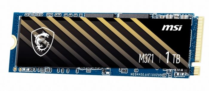 Накопичувач SSD 1TB MSI Spatium M371 M.2 2280 PCIe 3.0 x4 NVMe 3D NAND TLC (S78-440L820-P83)