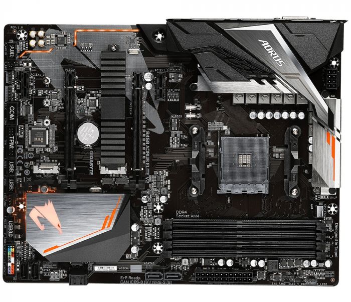 Материнська плата Gigabyte B450 Aorus Elite V2 Socket AM4