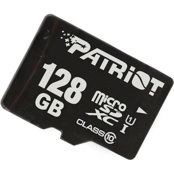 Карта пам`яті MicroSDHC 128GB UHS-I Class 10 Patriot LX (PSF128GMDC10)