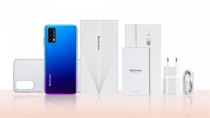 Смартфон Blackview A90 4/64GB Dual Sim Ocean Blue (6931548307297)