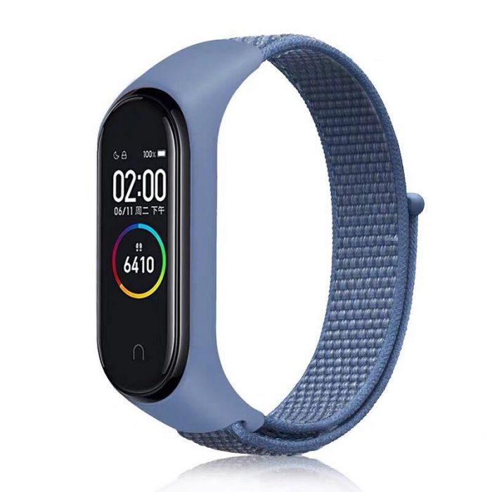 Ремінець BeCover Nylon Style для Xiaomi Mi Smart Band 7 Blue (707657)