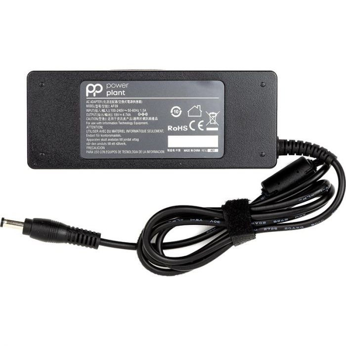 Блок живлення PowerPlant для ноутбука Acer 220V, 19V 90W 4.74A, 5.5х2.1мм (AC90F5521)
