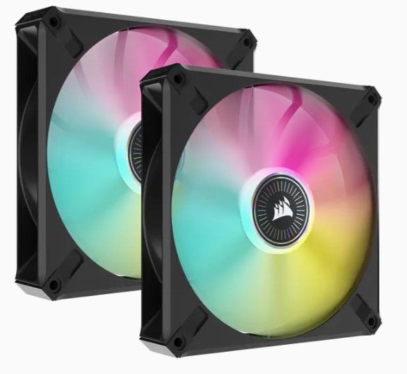 Вентилятор Corsair iCUE ML140 RGB Elite Premium Dual Pack (CO-9050115-WW)