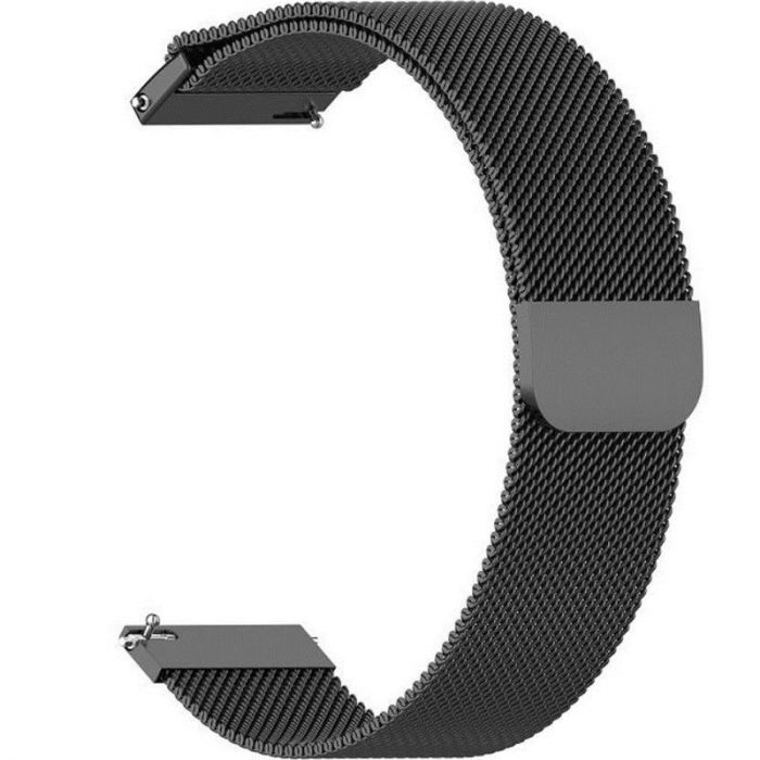 Ремінець BeCover Milanese Style для LG Watch Sport W280A (20mm) Black (707695)