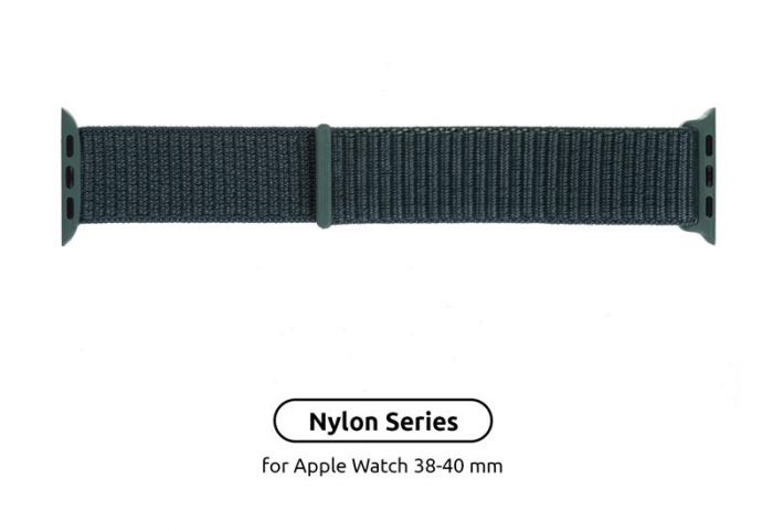 Ремінець Armorstandart Nylon Band для Apple Watch 38mm/40mm/41mm Pine Green (ARM56842)