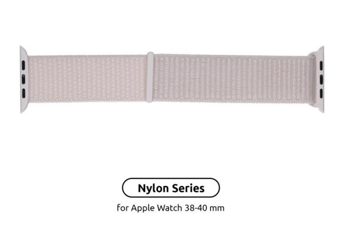Ремінець Armorstandart Nylon Band для Apple Watch 38mm/40mm/41mm Pink (ARM55849)
