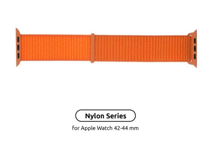 Ремінець Armorstandart Nylon Band для Apple Watch 42mm/44mm/45mm Orange (ARM57857)