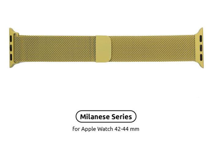 Ремінець Armorstandart Milanese Loop для Apple Watch 42mm/44mm/45mm Yellow (ARM55261)