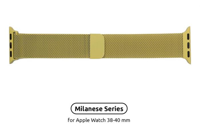 Ремінець Armorstandart Milanese Loop для Apple Watch 38mm/40mm/41mm Yellow (ARM55253)