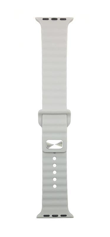 Ремінець Armorstandart Ribbed для Apple Watch 42mm/44mm/45mm Light Grey (ARM51987)