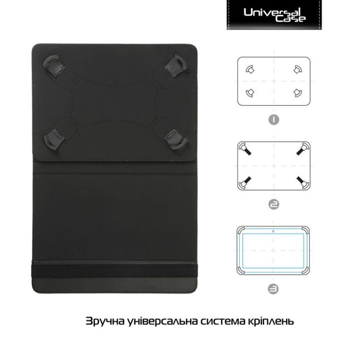 Чохол-книжка Armorstandart Silicone Hooks 10 Black (ARM59078)