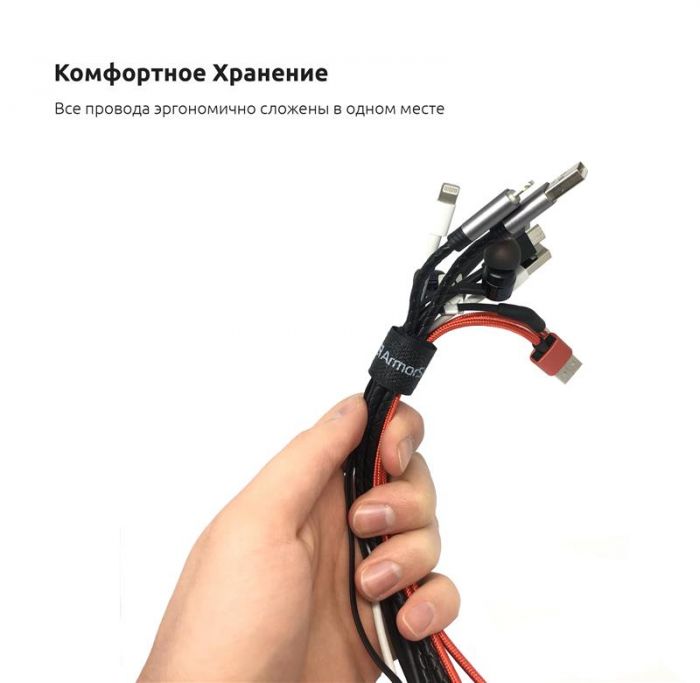 Органайзер для кабеля Armorstandart Smart Home-1 10 шт. (6BK+ Rew 2Y+2KH) (ARM58663)