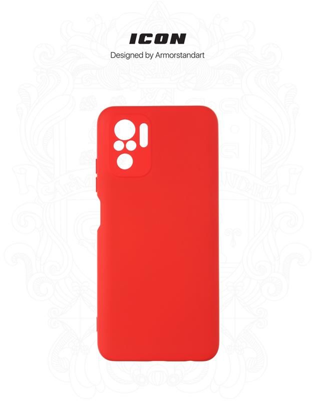 Чохол-накладка Armorstandart Icon для Xiaomi Redmi Note 10/Note 10s Red (ARM61760)