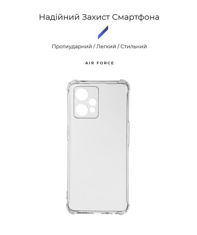 Чохол-накладка Armorstandart Air Force для Realme 9 Pro Plus Camera cover Transparent (ARM62461)