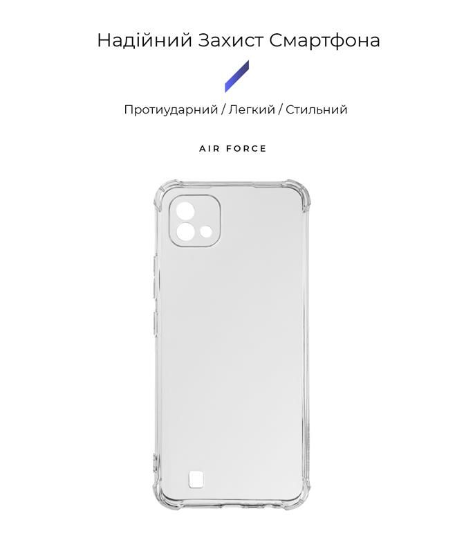 Чохол-накладка Armorstandart Air Force для Realme C11 2021 Camera cover Transparent (ARM62097)