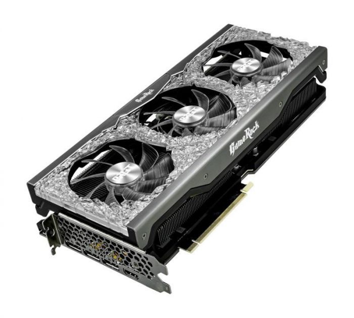 Відеокарта GF RTX 3070 8GB GDDR6 GameRock V1 Palit (NE63070019P2-1040G) (LHR)