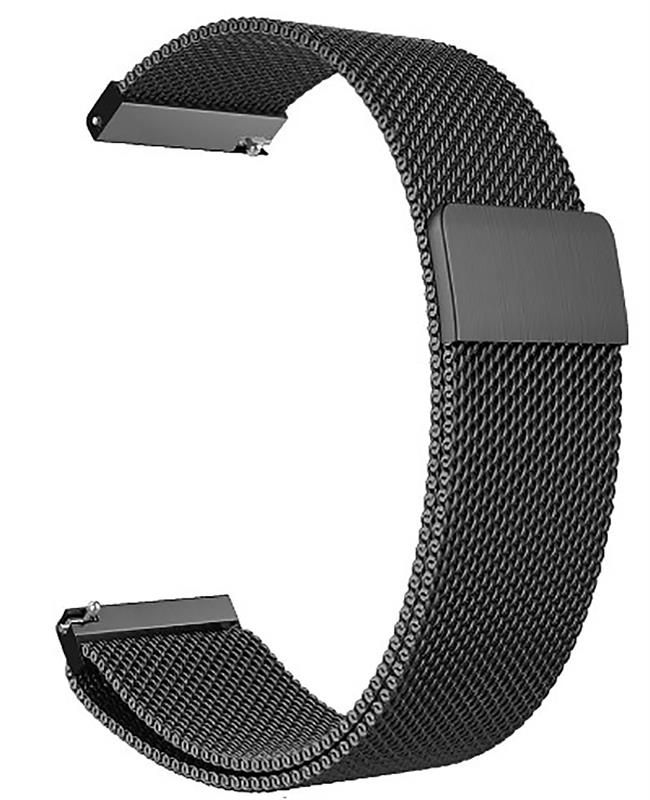 Ремінець BeCover Milanese Style для Amazfit Stratos (22mm)/Stratos 2/2S/3/Amazfit GTR 2/Amazfit GTR 47mm/Amazfit GTR Lite 47mm/Amazfit Nexo/Amazfit Pace/Amazfit GTR 3 Pro Gray (707729)