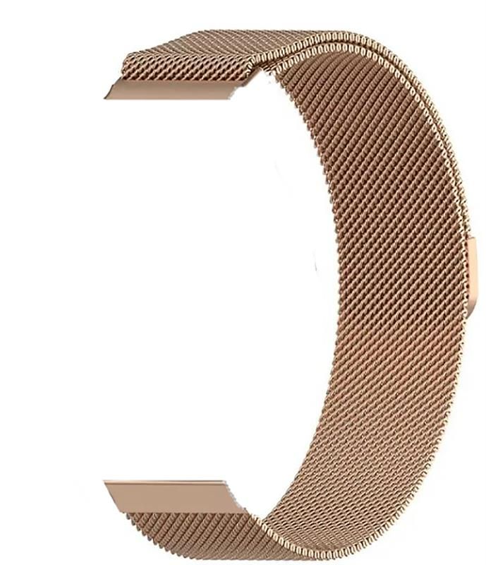 Ремінець BeCover Milanese Style для Xiaomi iMi KW66 (22mm)/Mi Watch Color/Haylou LS01/Haylou LS02/Watch S1 Active Brown (707744)