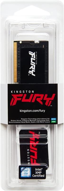 Модуль пам`ятi SO-DIMM 16GB/4800 DDR5 Kingston Fury Impact (KF548S38IB-16)