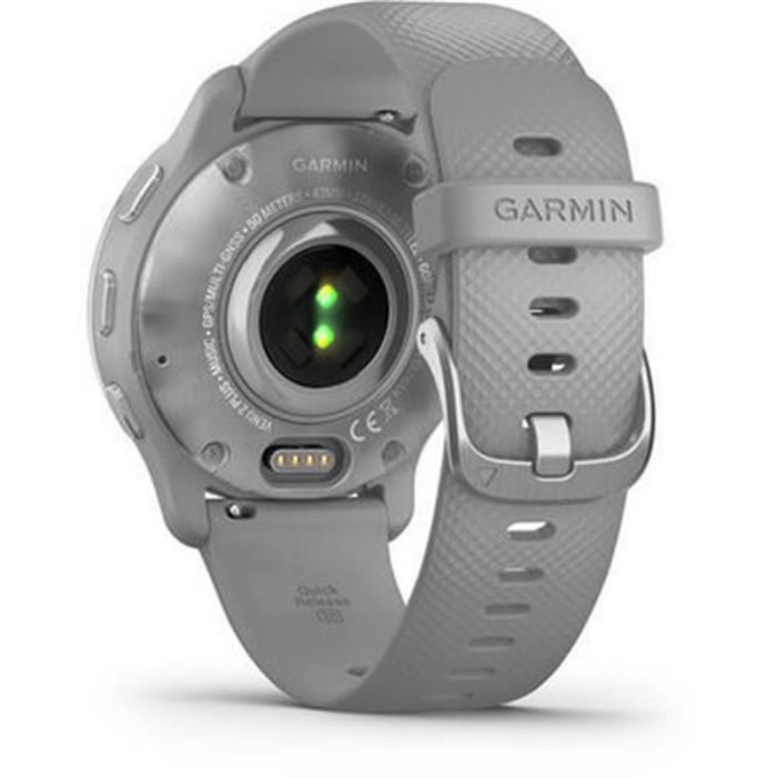 Смарт-годинник Garmin Venu 2 Plus Powder Gray + Passivated (010-02496-10)