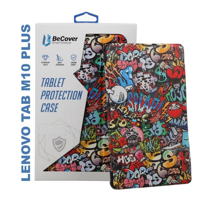 Чохол-книжка BeCover Smart для Lenovo Tab M10 Plus TB-X606/M10 Plus (2nd Gen) Graffiti (705189)