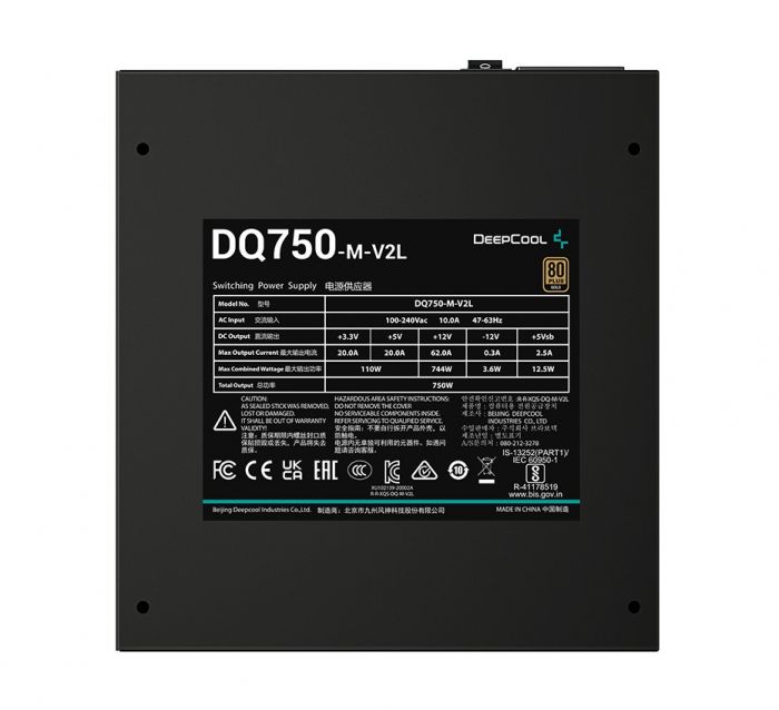 Блок живлення DeepCool DQ750-M-V2L (DP-GD-DQ750-M-V2L) 750W