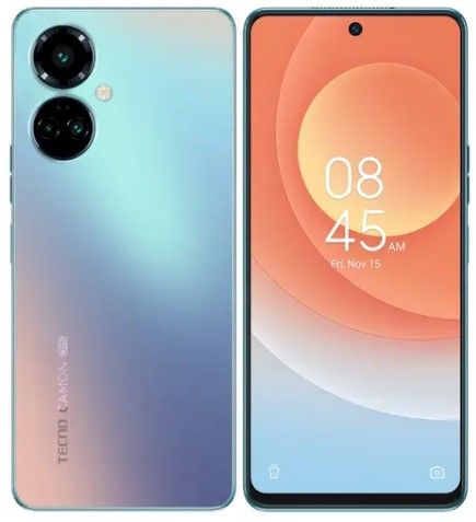 Смартфон Tecno Camon 19 Pro (CI8n) 8/128GB Dual Sim Polar Blue (4895180784460)