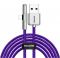 Кабель Baseus Iridescent Lamp Mobile Game USB3.1-Lightning 1.5A, 2м, Purple (CAL7C-B05)