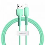 Кабель Baseus Silica gel USB3.1-Lightning, 1м, Green (CALGJ-06)