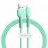 Кабель Baseus Silica gel USB3.1-Lightning, 1м, Green (CALGJ-06)