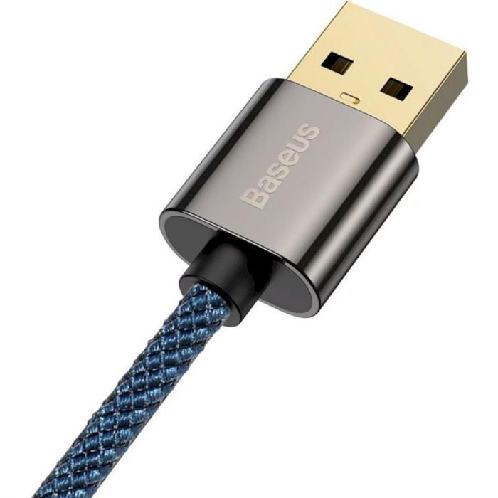 Кабель Baseus Legend Series Elbow USB-USB-C, 1м, Blue (CACS000403)