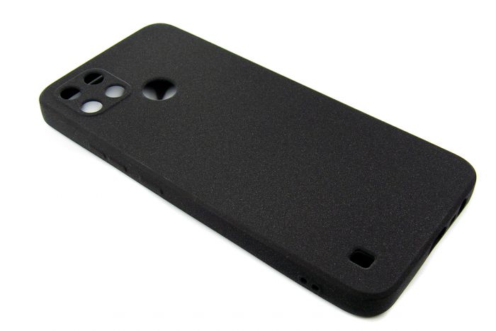 Чохол-накладка Dengos Carbon для Realme C21y Black (DG-TPU-CRBN-146)