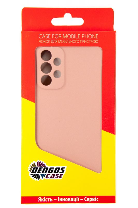 Чохол-накладка Dengos Soft для Samsung Galaxy A23 SM-A235 Pink (DG-TPU-SOFT-06)