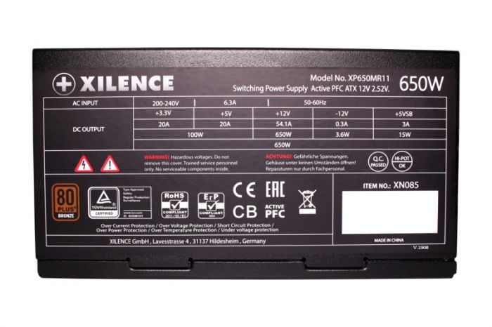 Блок живлення Xilence Performance A+ III (XP650MR11) 650W