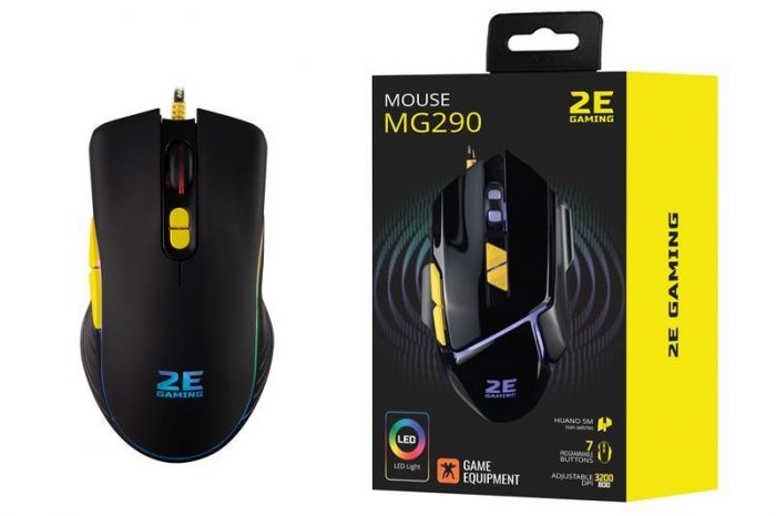 Мишка 2E Gaming MG300 RGB Black (2E-MG300UB) USB