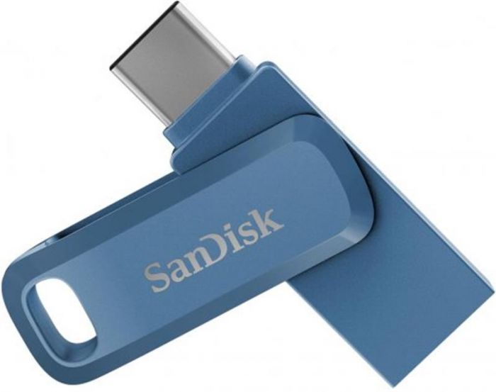 Флеш-накопичувач USB 128GB Type-C SanDisk Dual Drive Go Navy Blue (SDDDC3-128G-G46NB)