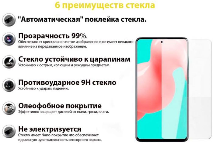 Захисне скло BeCover для Samsung Galaxy A53 5G SM-A536 Crystal Clear (707850)