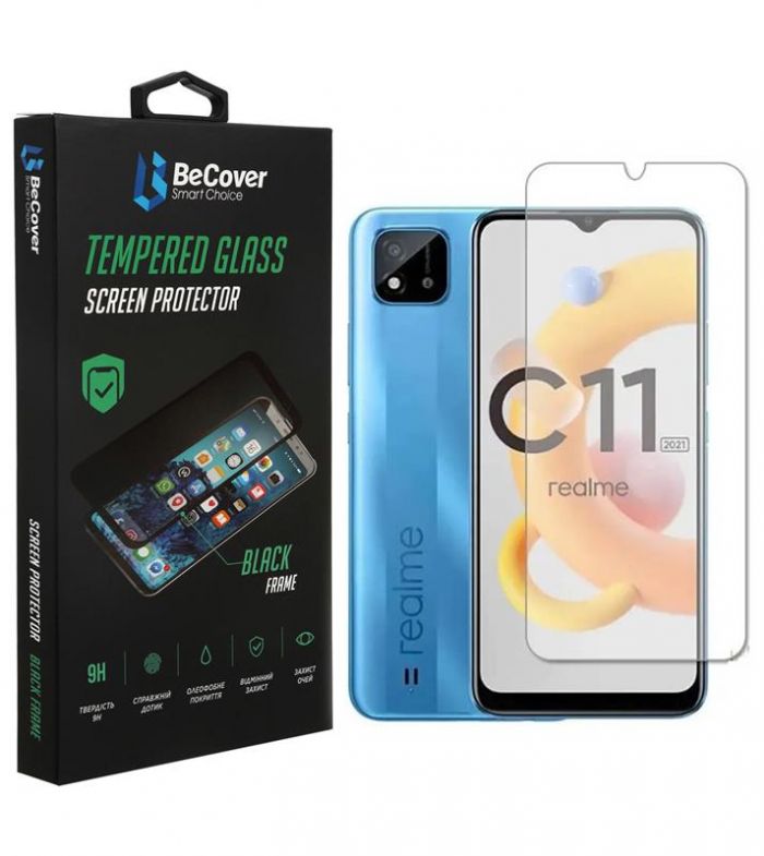 Захисне скло BeCover для Realme C11 2021 Crystal Clear (707867)