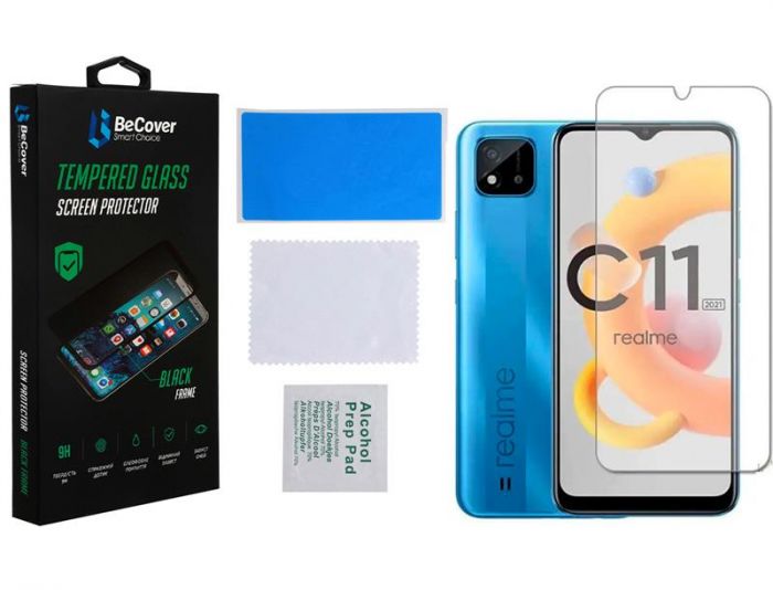 Захисне скло BeCover для Realme C11 2021 Crystal Clear (707867)