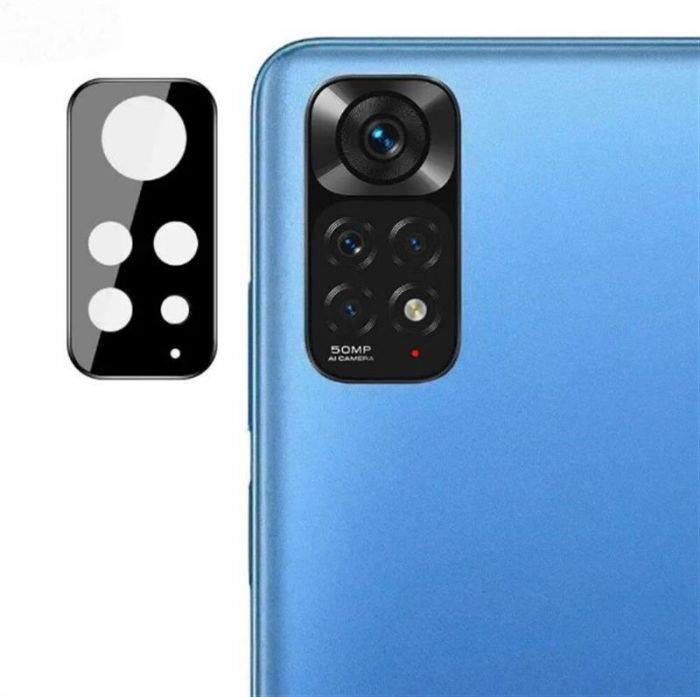 Захисне скло BeCover для камери Xiaomi Redmi Note 11/Note 11S/Note 11 Pro 5G Black (707839)