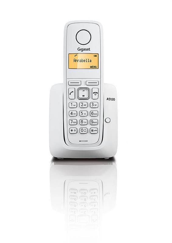 Радiотелефон DECT Gigaset A120 White (S30852-H2401-S302)