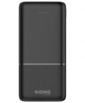 Універсальна мобільна батарея Sigma mobile X-Power SI20A1 20000mAh Black (4827798423714)