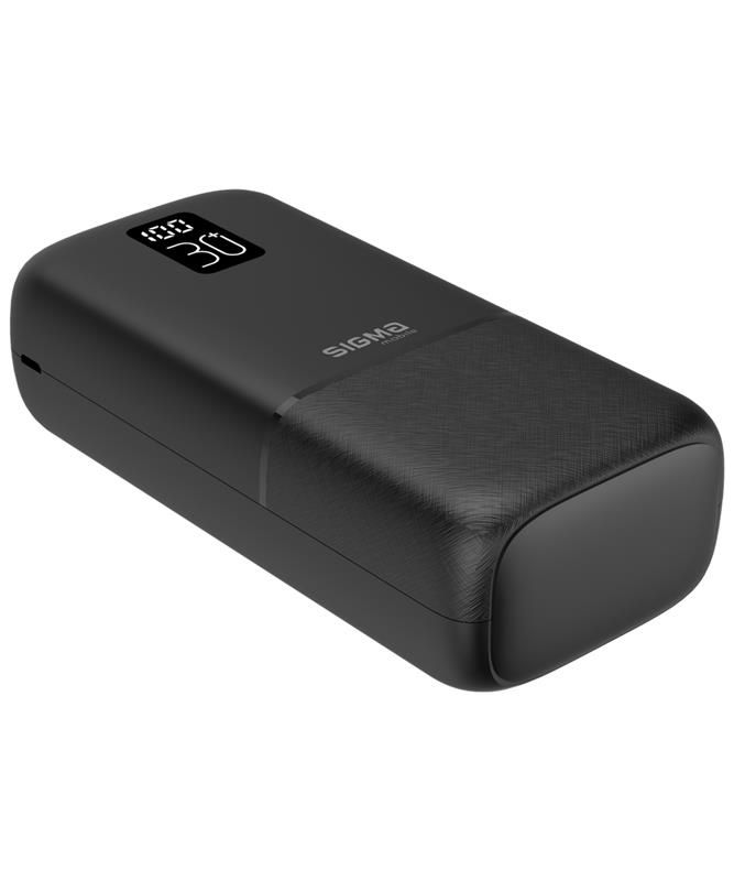 Універсальна мобільна батарея Sigma mobile X-Power SI30A3QL 30000mAh Black (4827798423912)