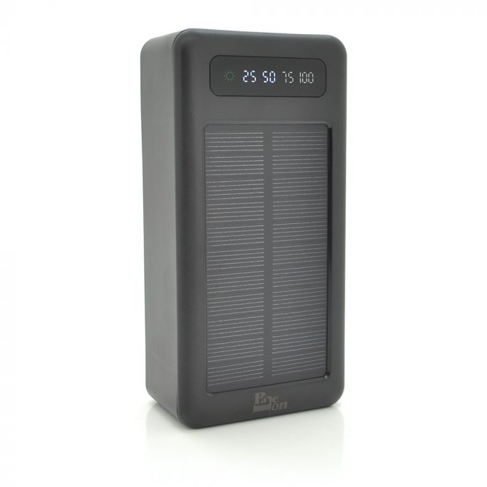 Універсальна мобільна батарея Voltronic Solar PLO-SP30G 30000mAh, Black, Blister (PLO-SP30G/25853)