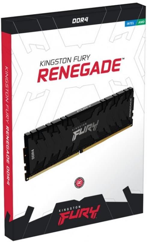 Модуль пам`яті DDR4 16GB/4000 Kingston Fury Renegade Black (KF440C19RB1/16)