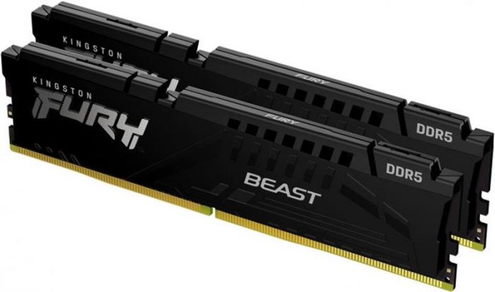 Модуль пам`яті DDR5 2x8GB/4800 Kingston Fury Beast Black (KF548C38BBK2-16)